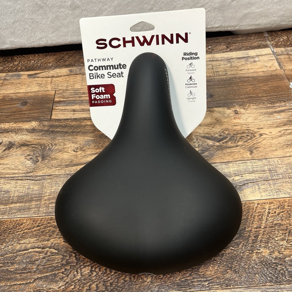 Schwinn Pathway Commute SW79846  Soft Memory Foam Comfort Bicycle Seat NEW